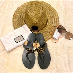 Gucci sandals, only used twice